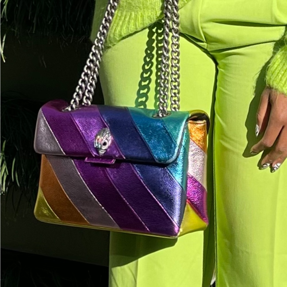 Kurt Geiger large Kensington rainbow bag
